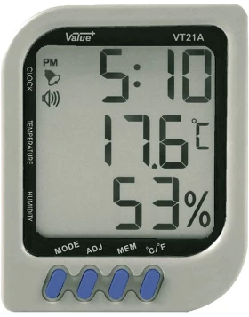 Θερμόμετρο υγρόμετρο ψηφιακό VT-21A