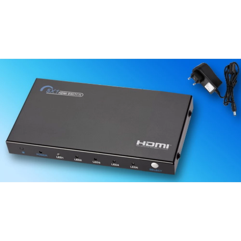 Επιλογέας Hdmi 5 Εισόδων - 1 Εξόδου PS501HD