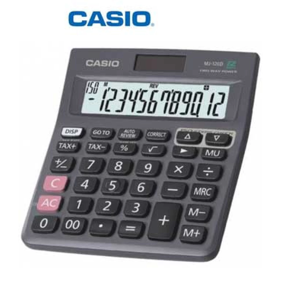 Αριθμομηχανή Casio 12 ψηφίων MJ-120D