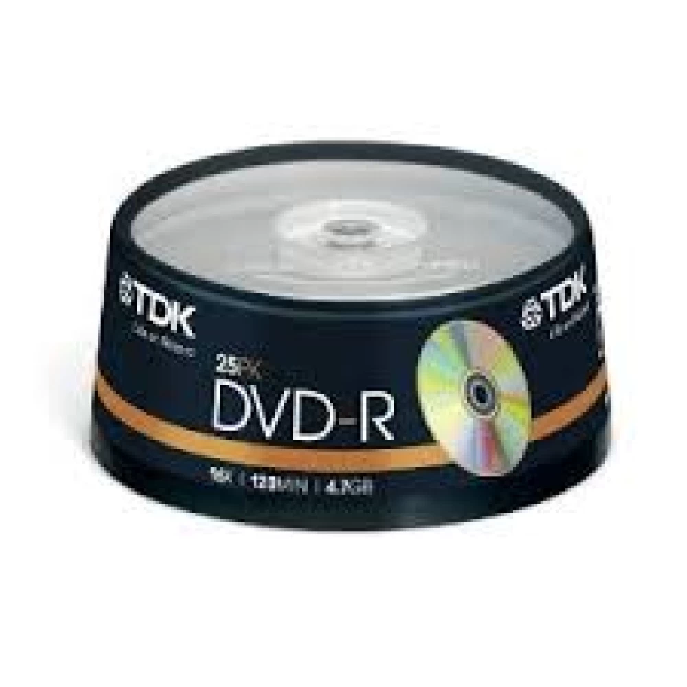 DVD-R TDK spindle P25 4.7gb td-25