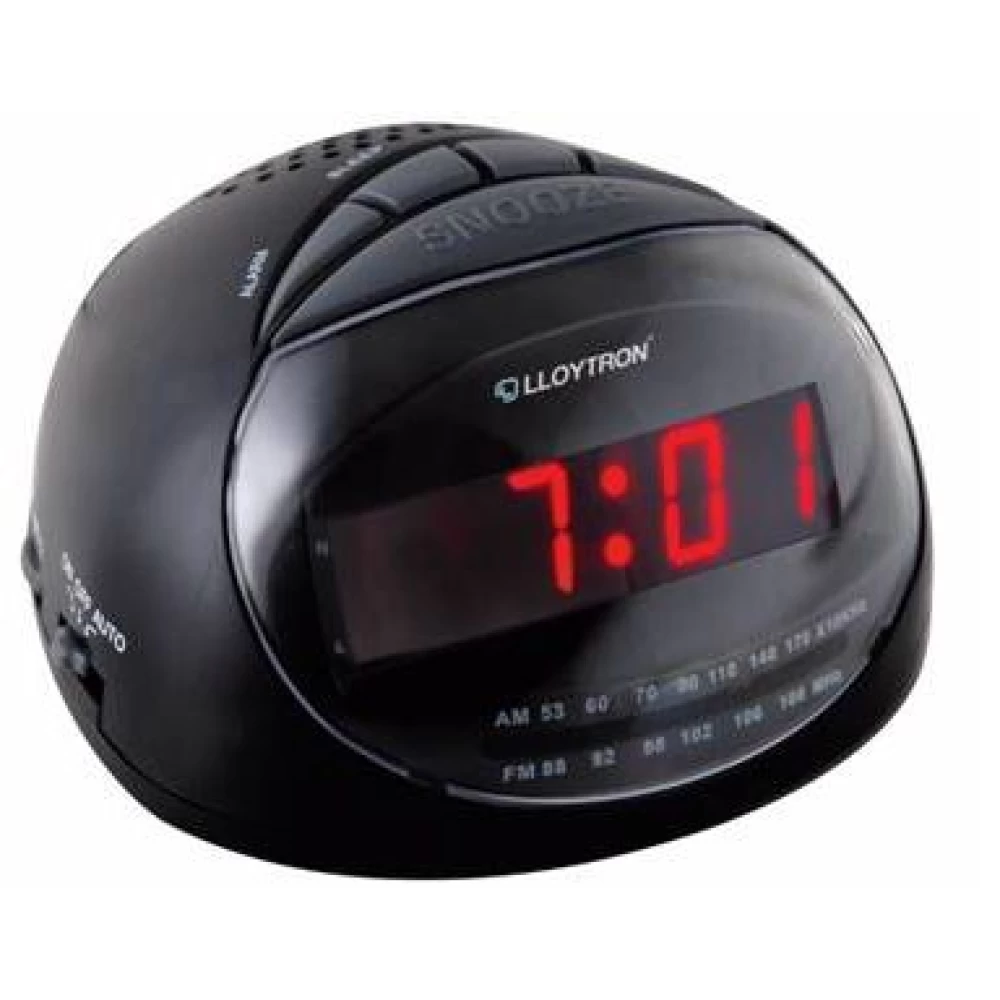 Ρολόι ξυπνητήρι-Ρολόι LLoytron J2002BK