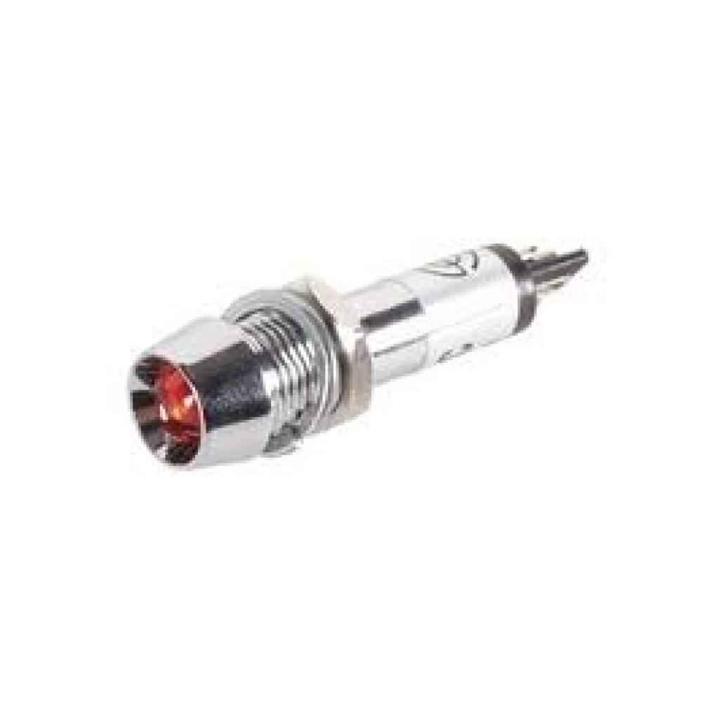Ενδεικτική λυχνία Led Φ8 220Vac red-1