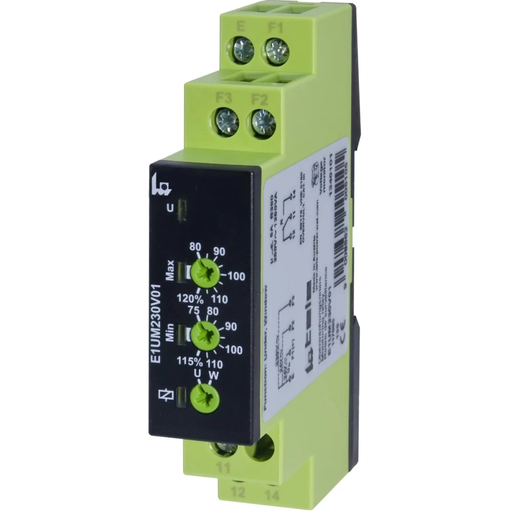 Relay επιτήρησης τάσης 1Φ E1UM230V01 TLH 