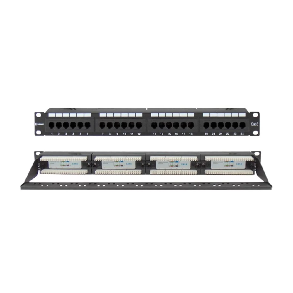Patch Panel 19'' UTP CAT6 24P  04.024.0059