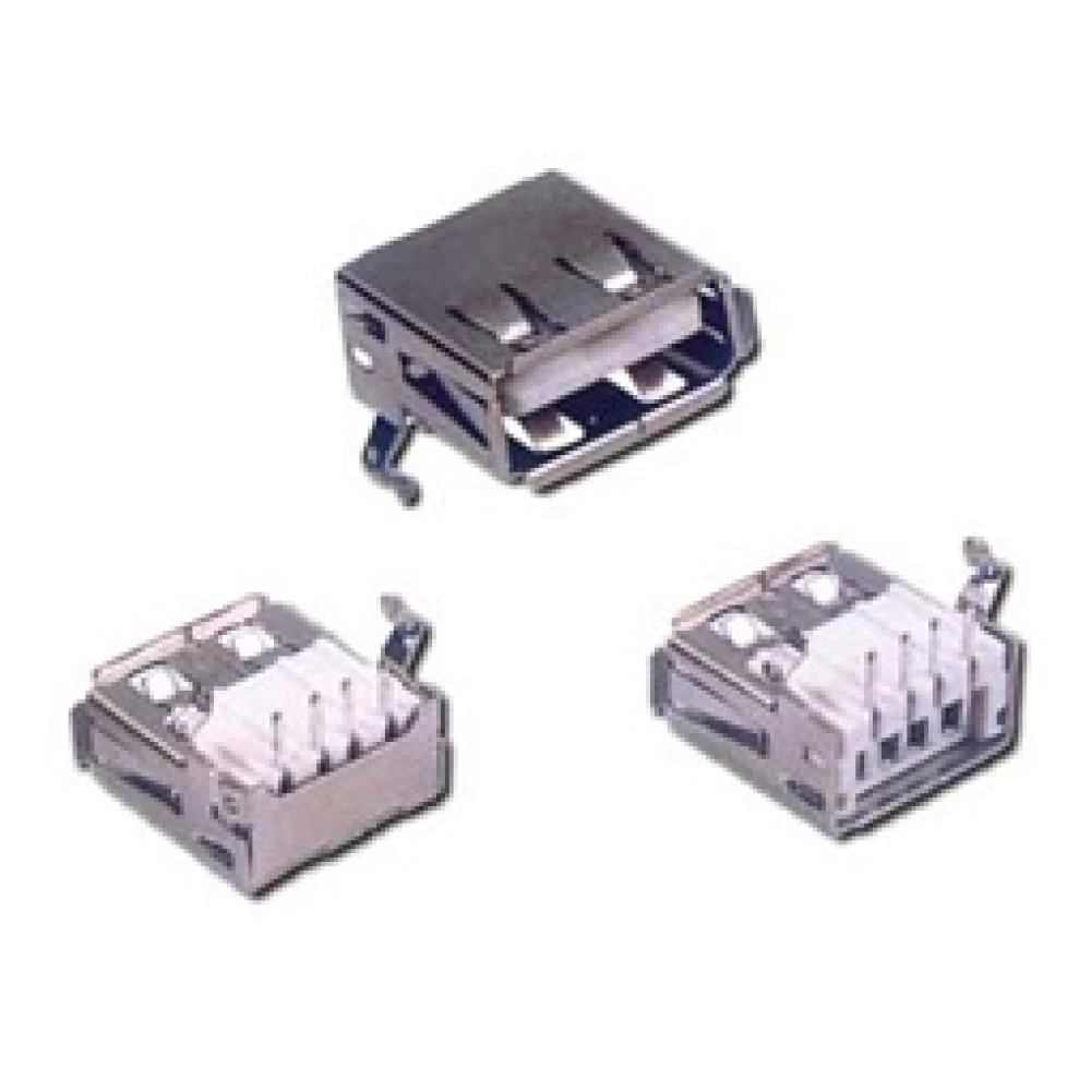 USB υποδοχή connector USB-A1D2F-0N4N CZT(01.146.0003)