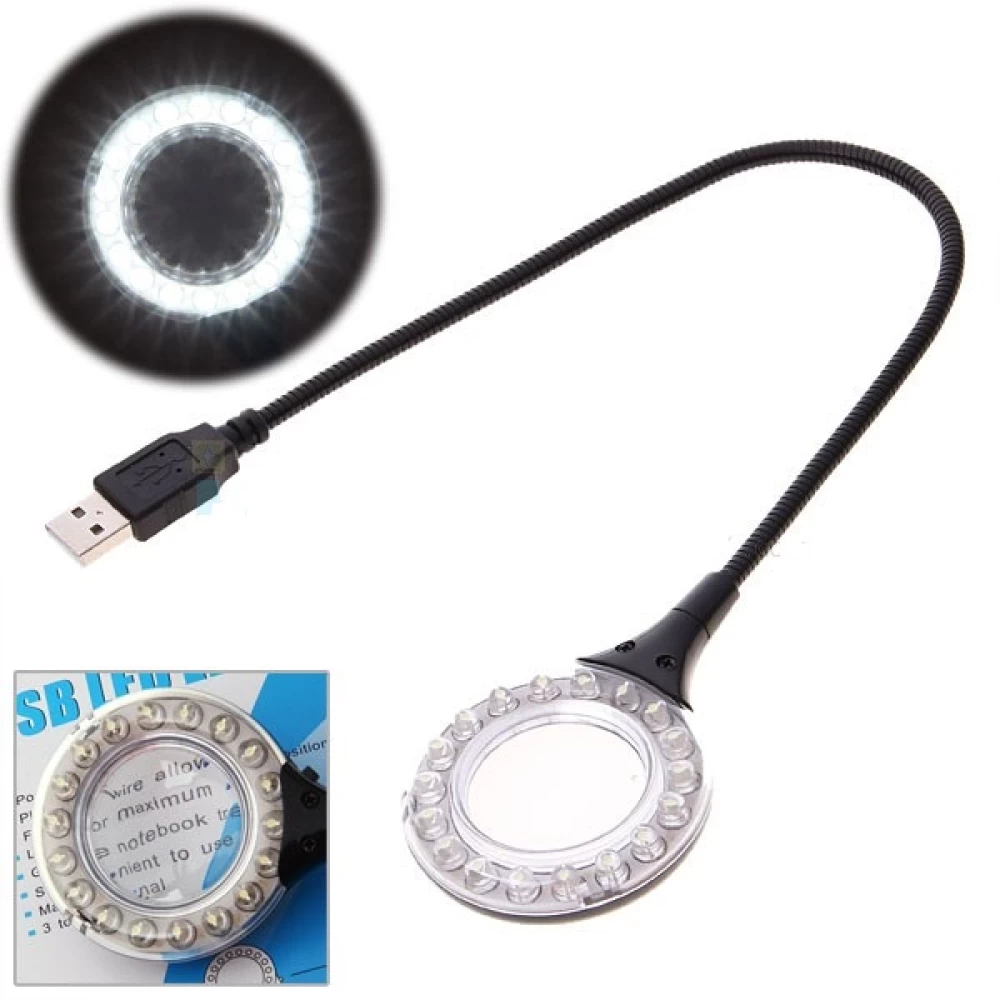 Φωτιστικό Usb Led & μεγενθυντικός φακός KT-618