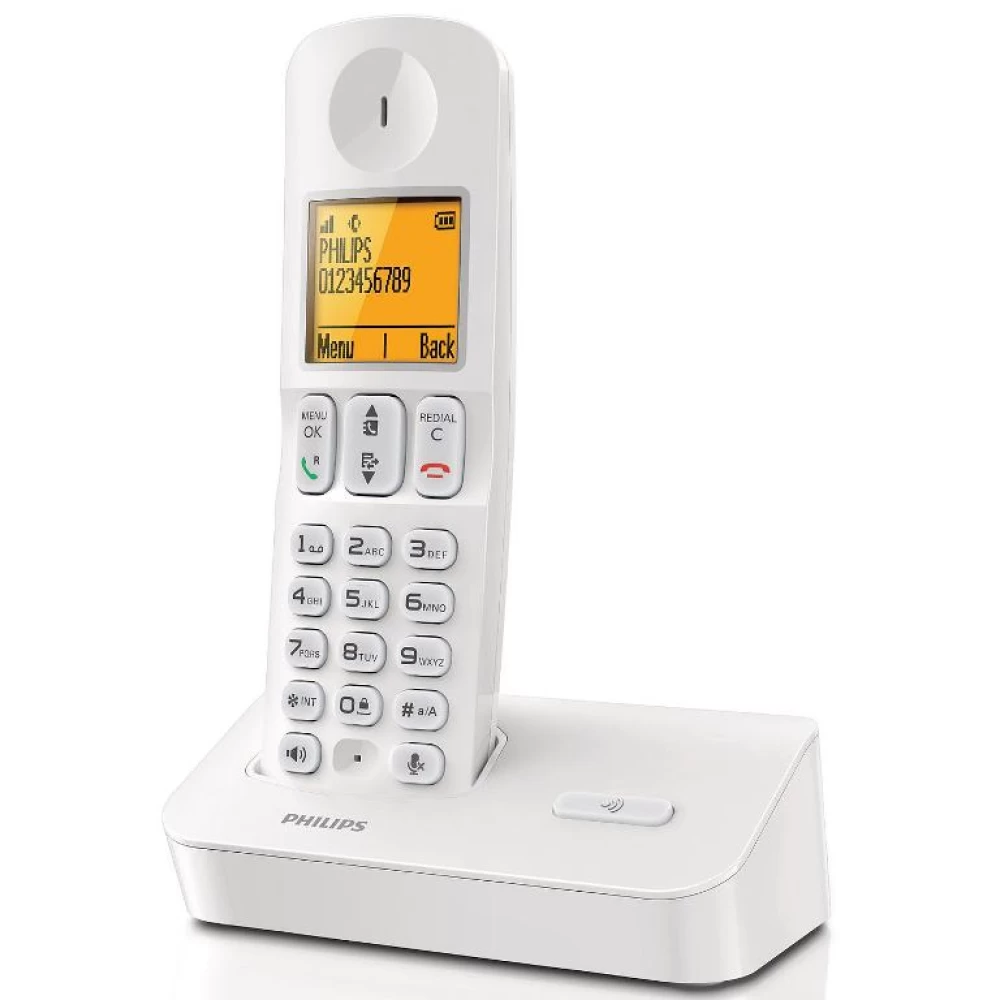 Τηλέφωνο ασύρματο Philips D4001W/23