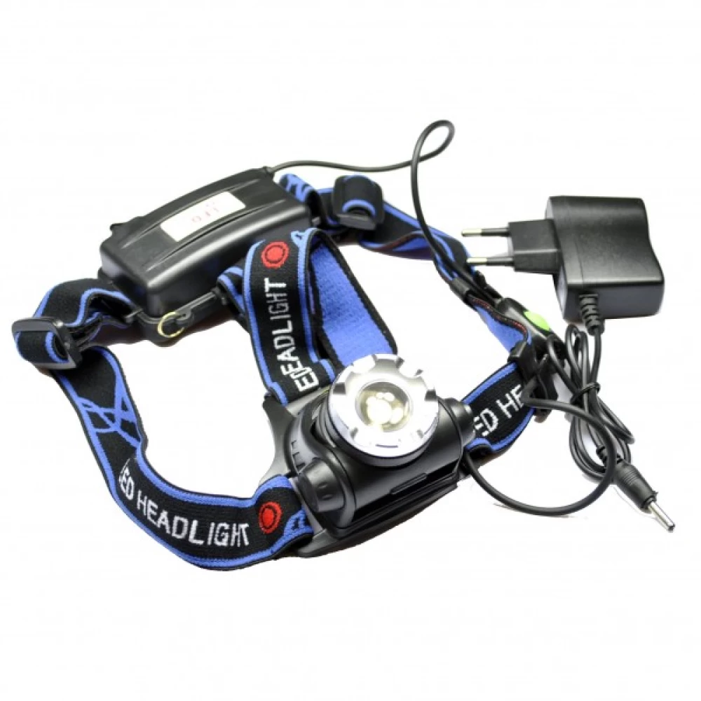 Φακός κεφαλής Led επαναφορτιζόμενος 1200 lumens HX-T6 Cree XM-L