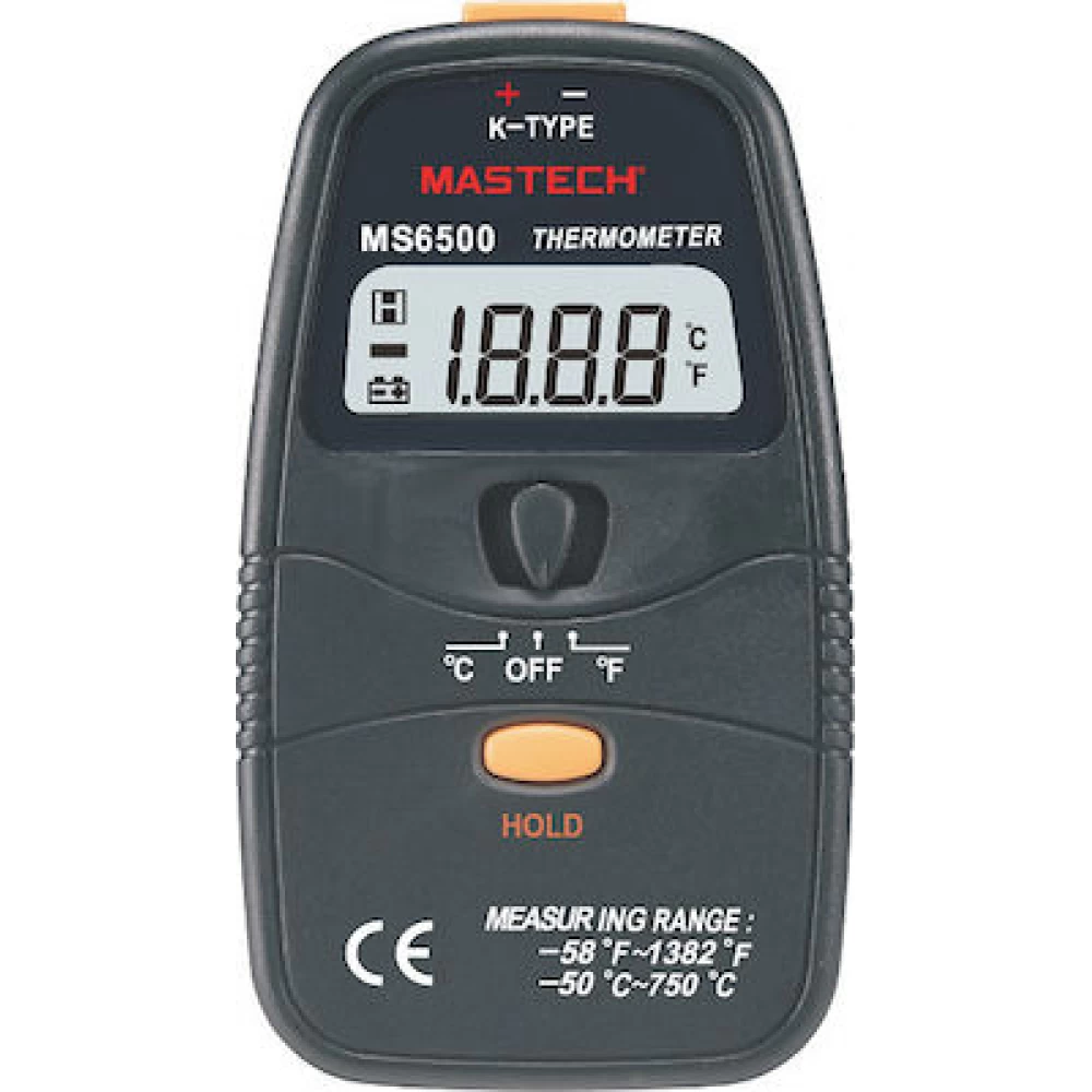 Θερμόμετρο ψηφιακό mastech  (750°C) MS6500