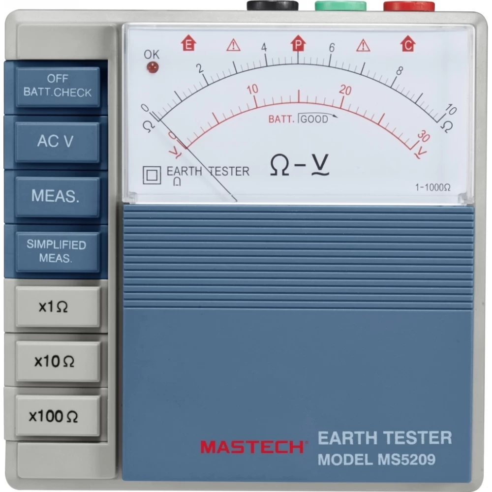 Γειωσόμετρο αναλογικό Mastech MS5209