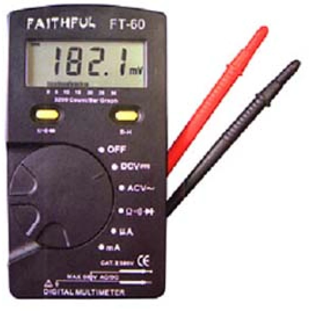 Όργανο πολύμετρο ψηφιακό  τσέπης FT-60