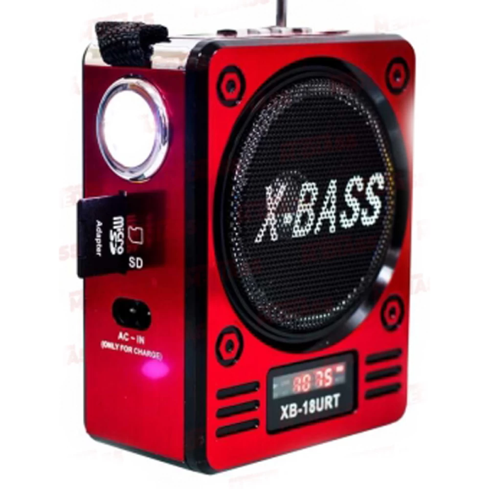Ηχειο & player MP3 με φακό Waxiba XB-18URT