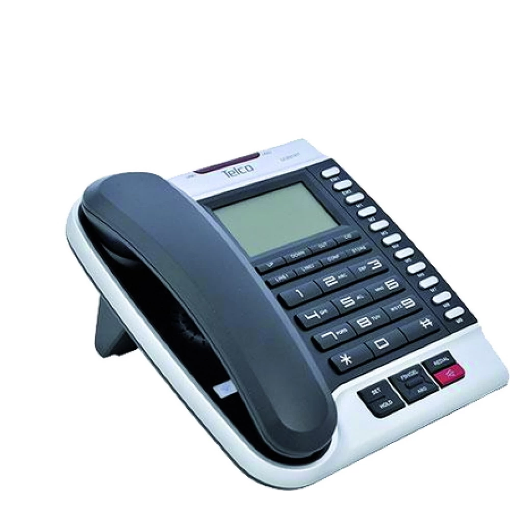 Τηλέφωνο σταθερό δίγραμμο Telco model 6030Τ-GCE Silver/Black