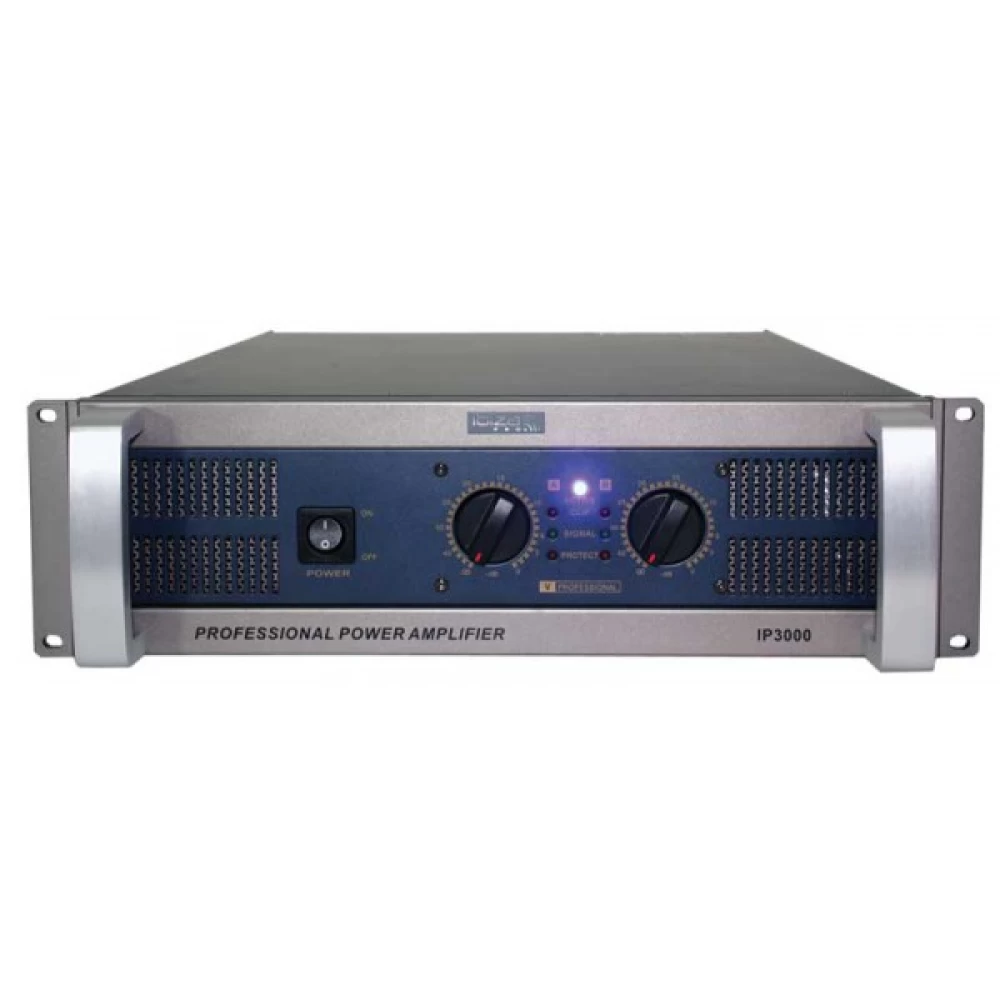 Τελικός ενισχυτής 2x1500W, γεφυρωμένος 1900W Ibiza IP 3000