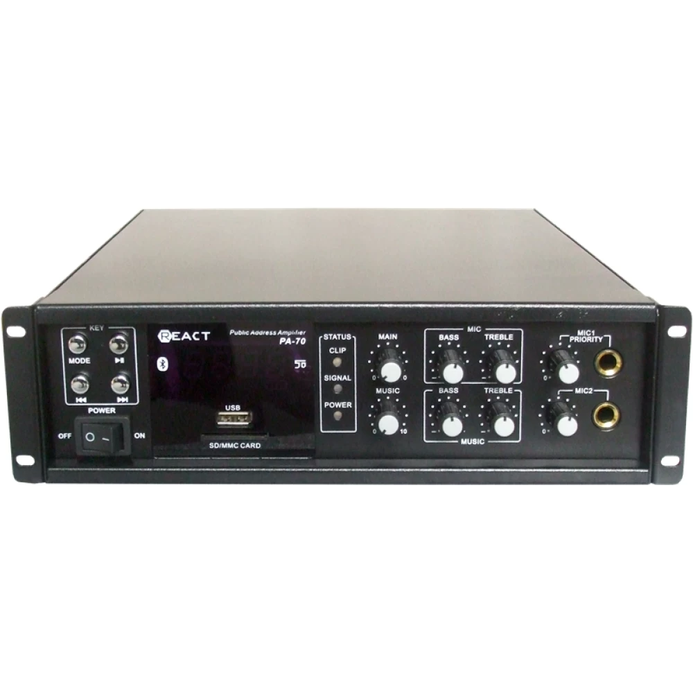 Ενισχυτής μικροφώνου ράδιο/Usb 60Watt PA Koda  PA-50