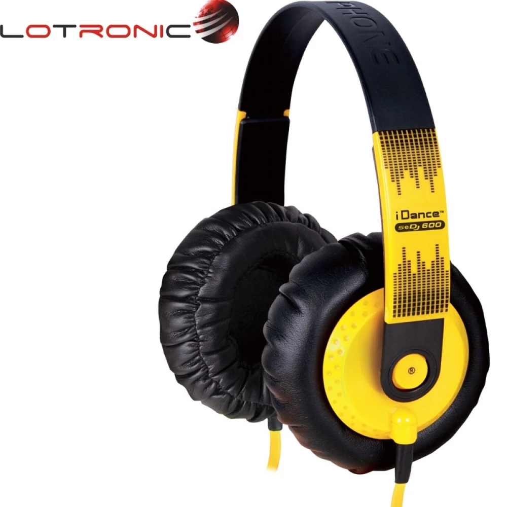Ακουστικά για DJ σε Κίτρινο-Μαύρο SEDJ-600