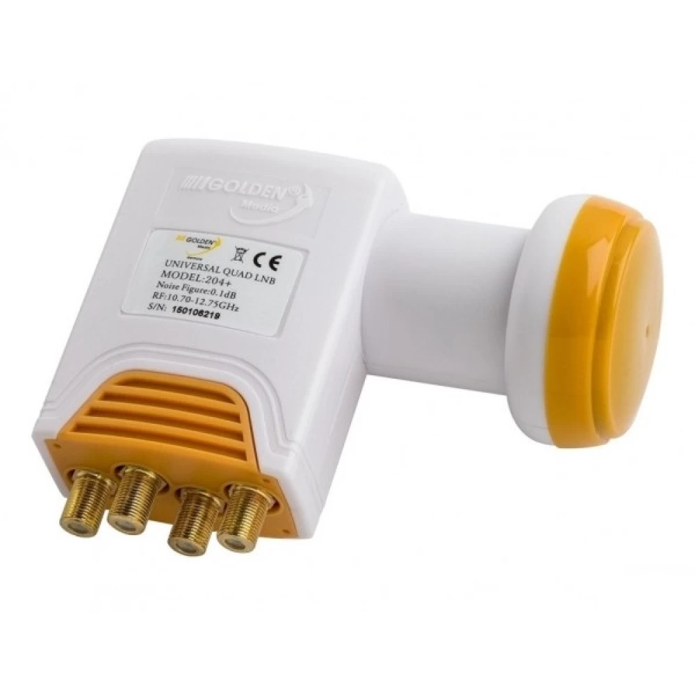 LNB Quad Golden Media 204+ 0,1 dB Gold-4 F-40