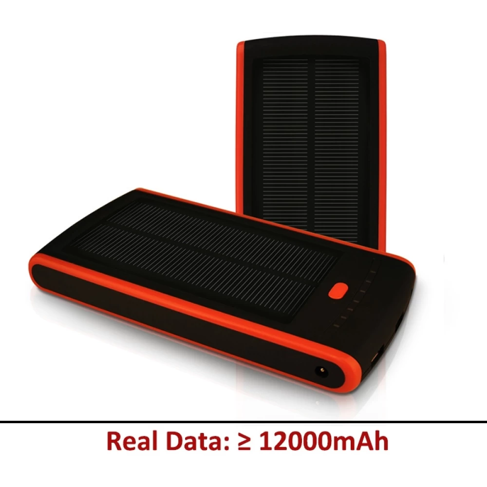 Ηλιακός φορτιστής & power bank μπαταρίας λιθίου 12000mah ES12000