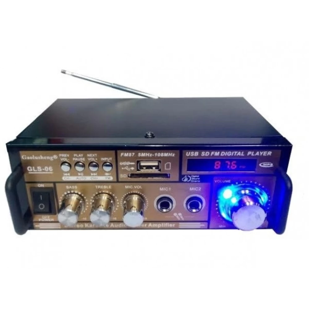 Ραδιοενισχυτής Stereo karaoke 2x20watt  GLS-06