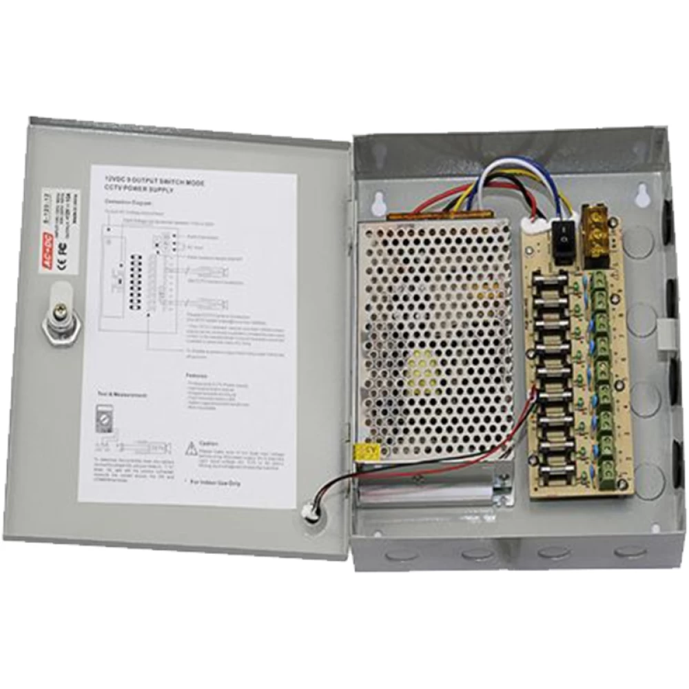 Τροφοδοτικό 9 Καμερών PSU-1210