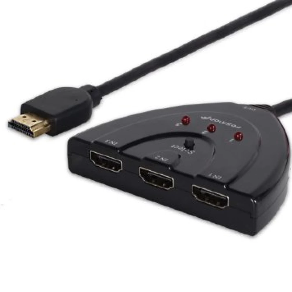 Επιλογέας HDMI Power Plus  3 Εισόδων - 1 Εξόδου PS-M302 
