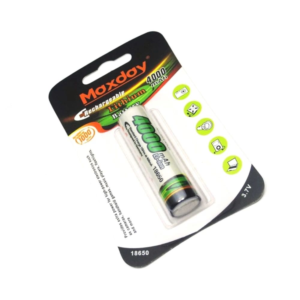 Μπαταρία λιθίου Ultra -Maxday 4000mAh 3.7V 18650