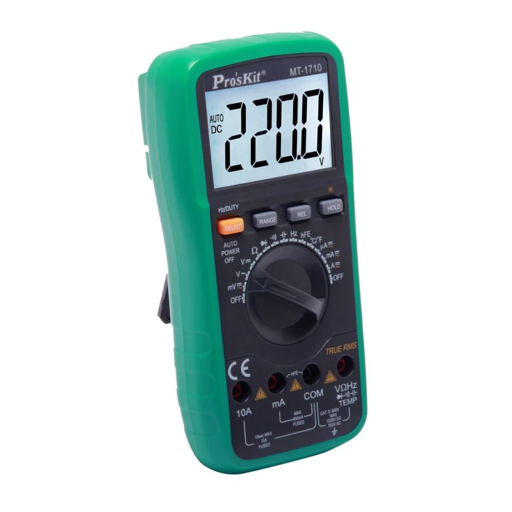 Όργανο πολύμετρο Pro's Kit TRUE RMS + AUTORANGE MT-1710 