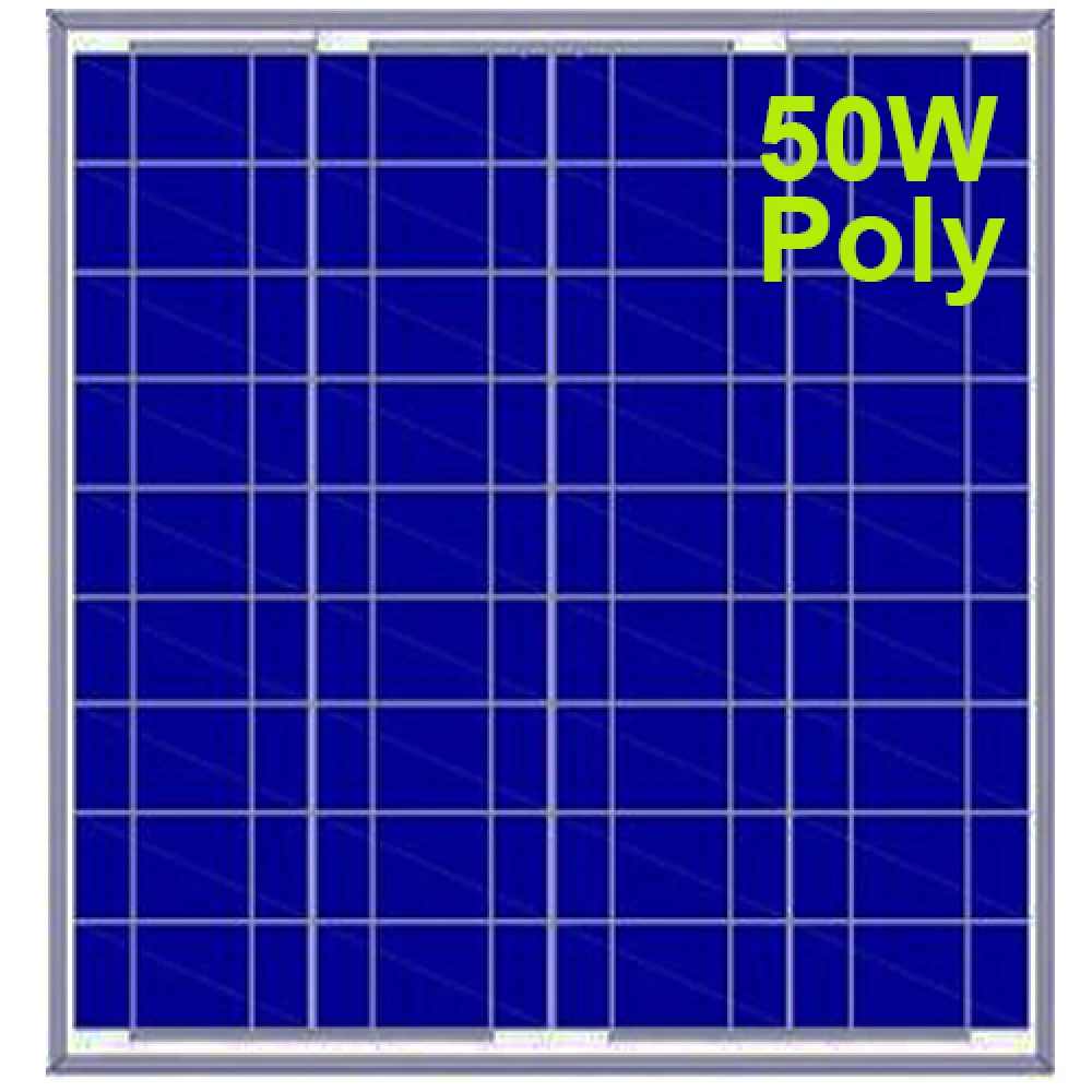 Φωτοβολταικό πολυκρυσταλικό  πάνελ 50watt Srm-50P