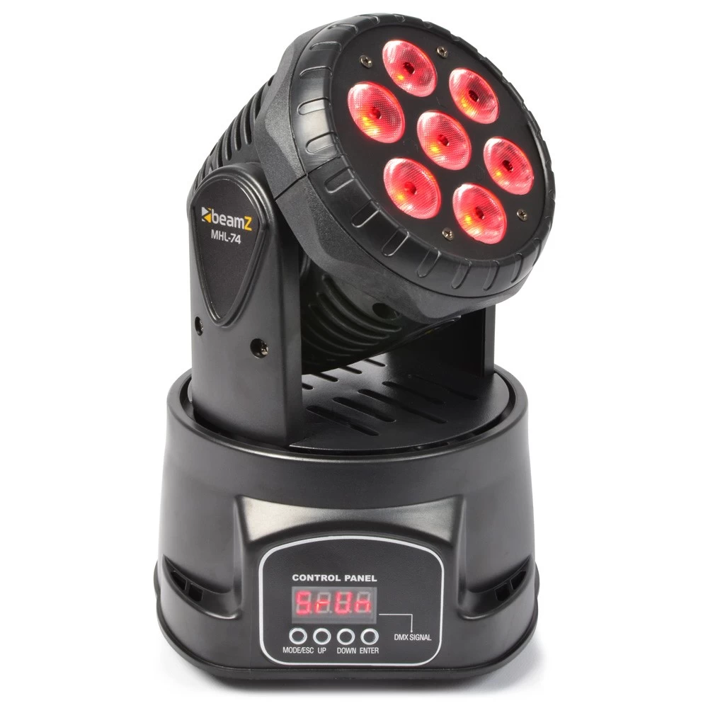 Ρομποτική κεφαλή  RGBW DMX  4in1  7LED x10watt 2256 (LM70) MHL74 
