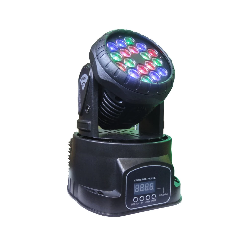Ρομποτική κεφαλή  RGB oem DMX  18 LED x 3watt  3345