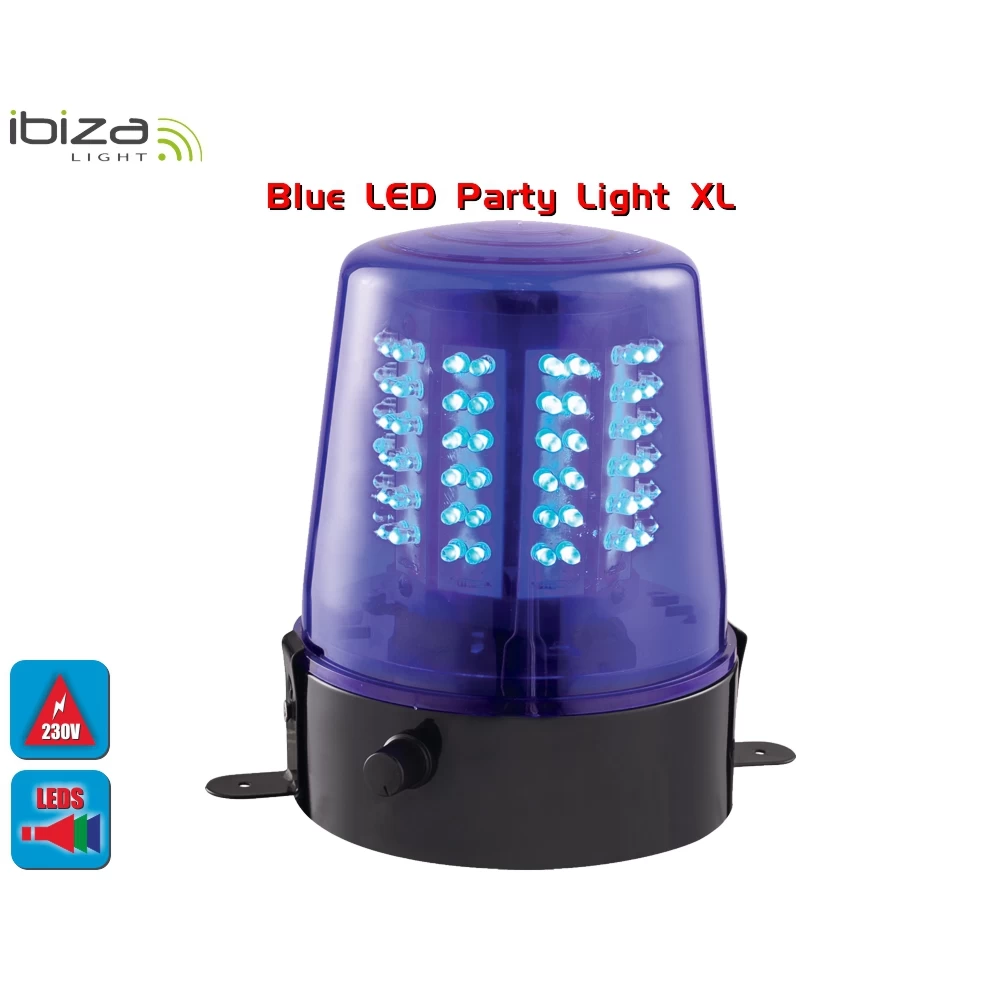 Φάρος οροφής για πάρτυ με LED XL Ibiza Light μπλέ JDL010B-LED