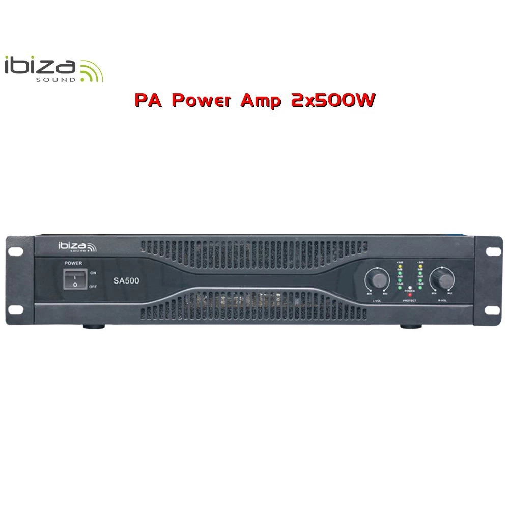 Ενισχυτής τελικός  PA 19'' 2x500W Ibiza Sound SA1000