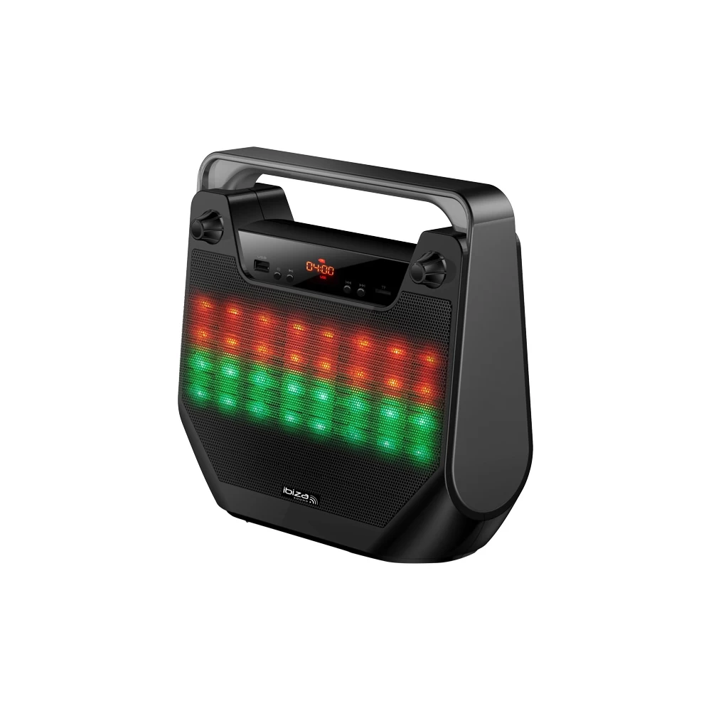 Φορητό Ενεργό Ηχείο 4'' 20watt  Bluetooth/USB/SD &LED Panel Ibiza FREESOUND40-BK