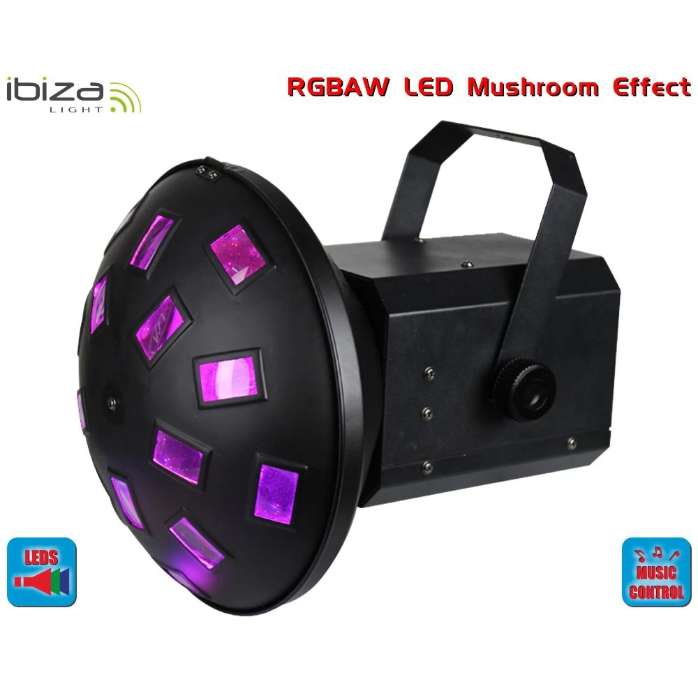 Πολύχρωμο Φωτιστικό με Πολλαπλές Δέσμες Φωτός με 6 LED MUSHROOM-LED 