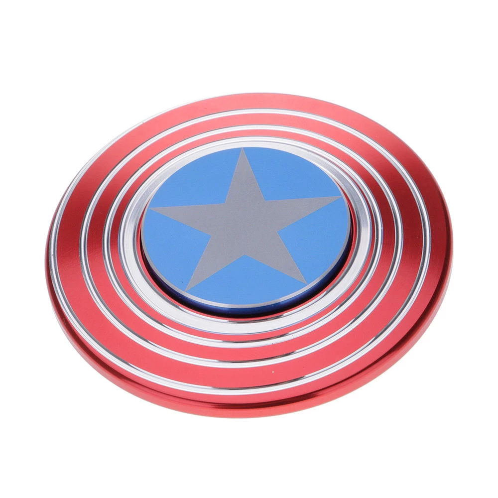 Spinner παιχνίδι ανακούφισης Anti Stress metal Captain America 4 minutes Spin-5