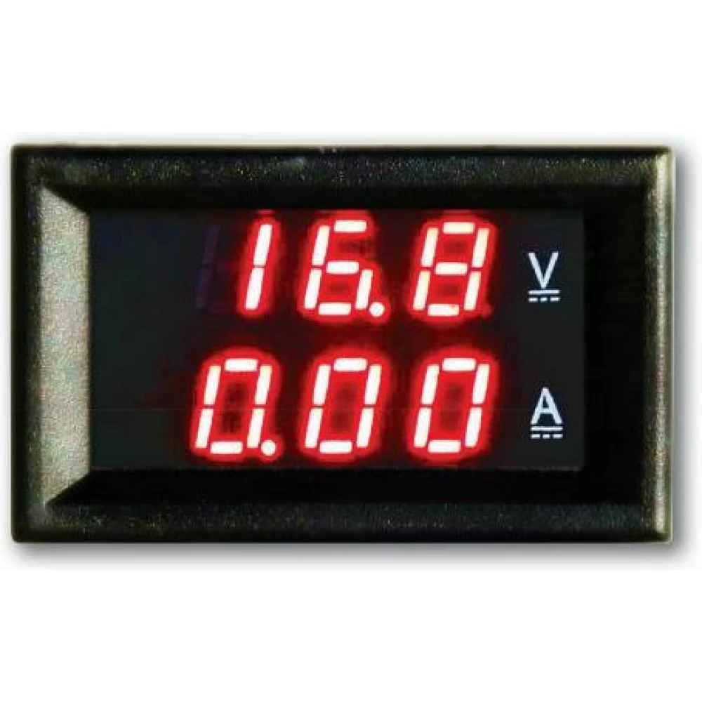 Διπλό ψηφιακό βολτόμετρο 0-100V DC & αμπερόμετρο 0-50Α DC  3.33