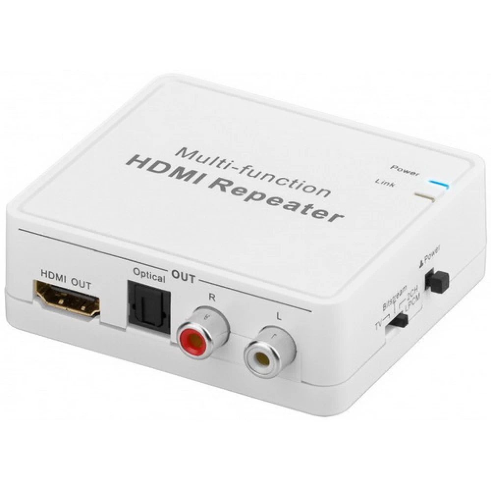 Adapter HDMI in και HDMI out με έξοδο Ήχου RCA & Toslink 371-044