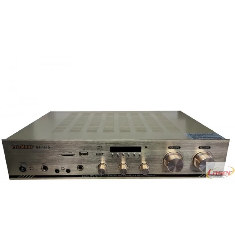 Ενισχυτής Hi-Fi 2 x 100 W KARAOKE -Ραδιόφωνο FM & Bluetooth MP-101D