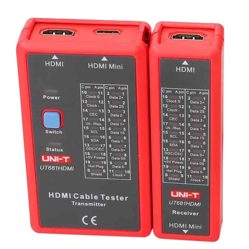 Έλεγχος καλωδιώσεων HDMI  & mini HDMI Unit-T UT-681HDMI