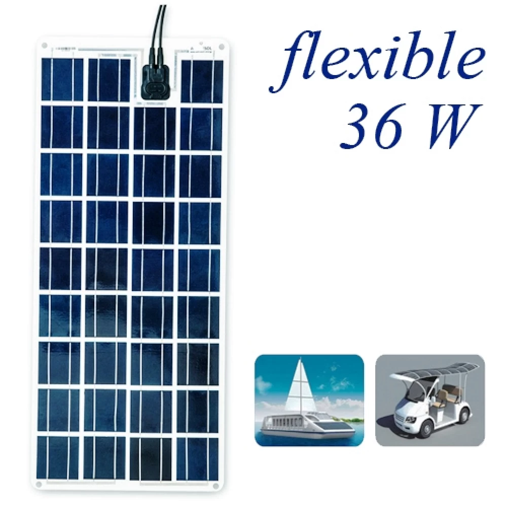 Φωτοβολταικό πάνελ ημιεύκαμπτο 36watt Marine ASOL-36P