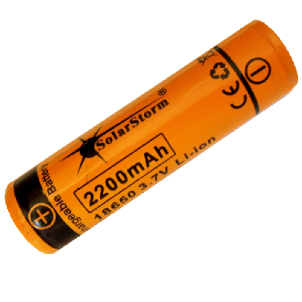 Μπαταρίου λιθίου Solar storm 2200mAh 3.7V 18650 5.0001 