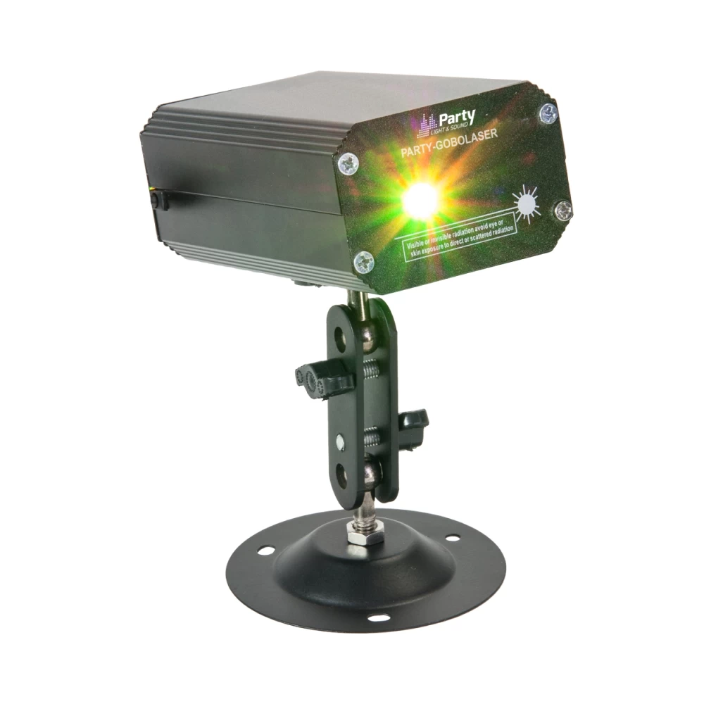 Φωτορυθμικό Laser κόκκινη & πράσινη ακτίνα PARTY-GOBOLASER