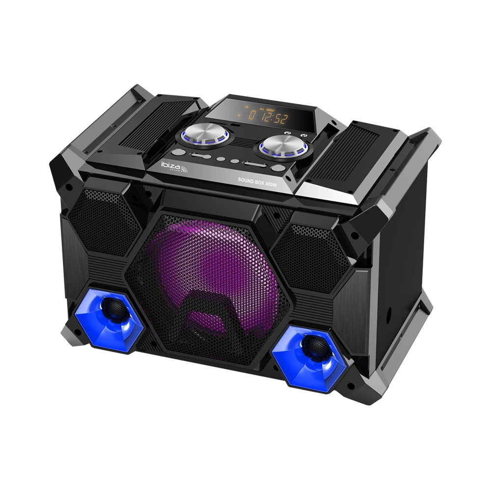 Φορητό σύστημα ήχου 400W 8'' Karaoke Ibiza Sound SPLBOX400