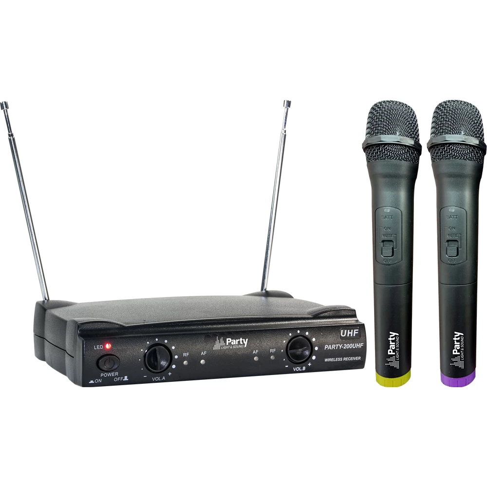 Μικρόφωνα ασύρματα 2 χειρός UHF Xsound PARTY-200UHF (PGX)