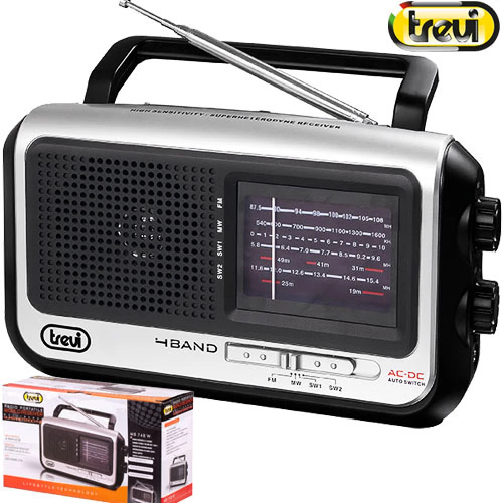 Ραδιόφωνο Trevi FM-MW-SW 1-SW 2 παγκοσμίου λήψεως ΜΒ 748