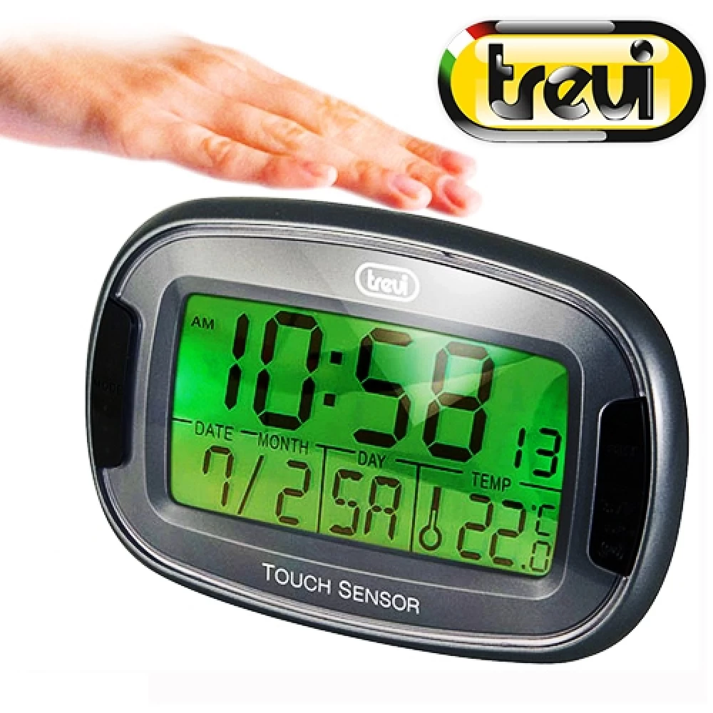 Ψηφιακό ρολόι ξυπνητήρι με αισθητήρα αφής Trevi SLD 3070