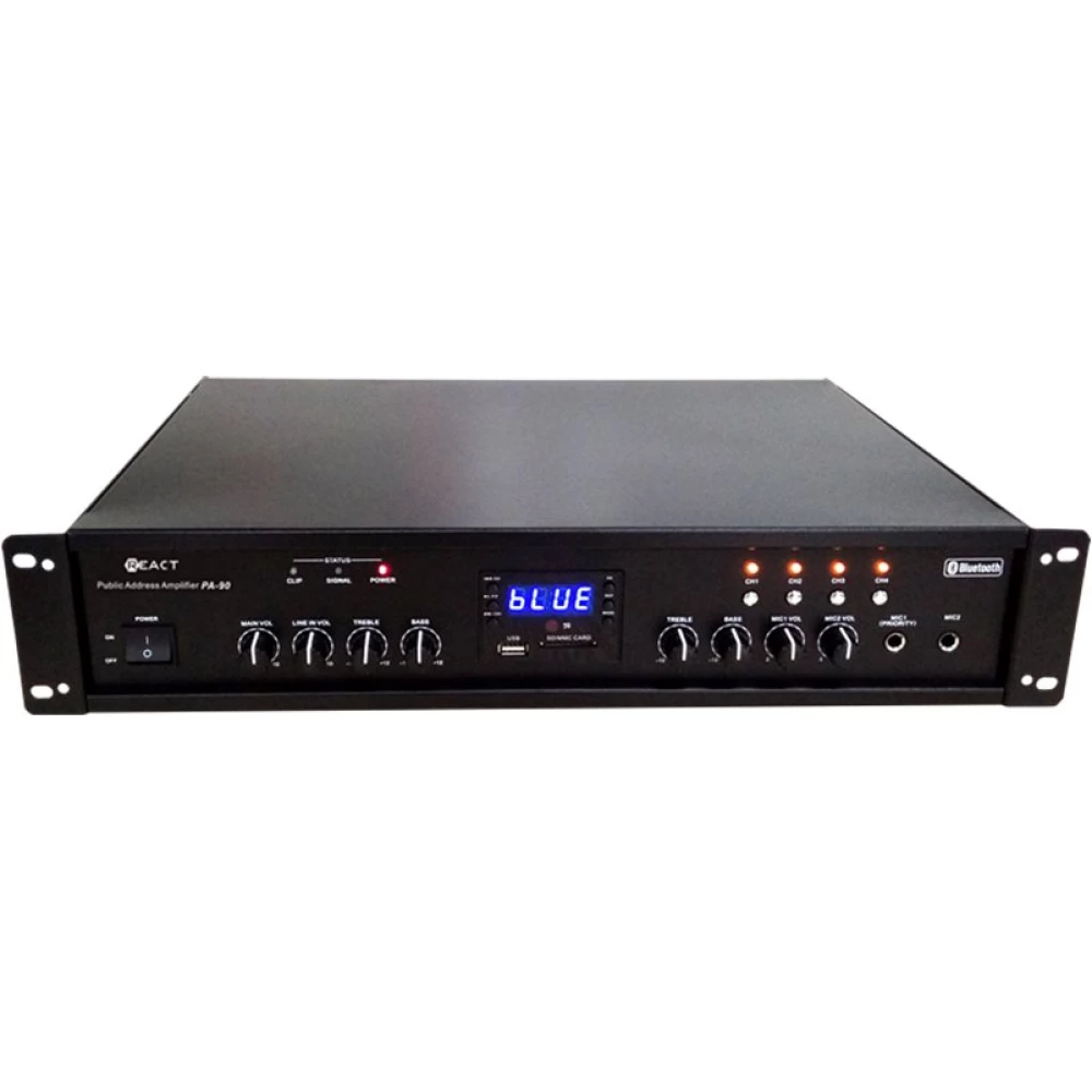 Ενισχυτής ήχου PA  & ραδιόφωνο 90WRMS Μικροφώνου Tele PA-90