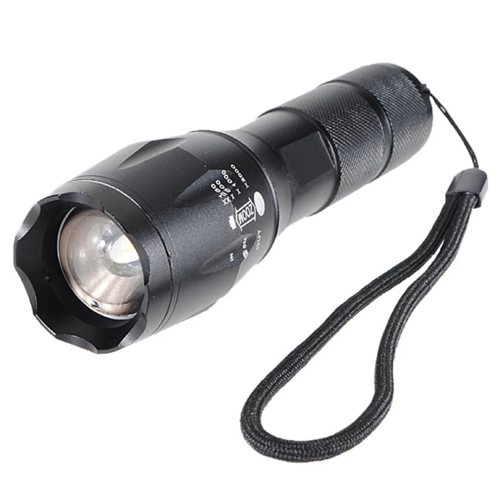 Φακός LED cree 10watt επαναφορτιζόμενος 200Lumens XML-T6-R