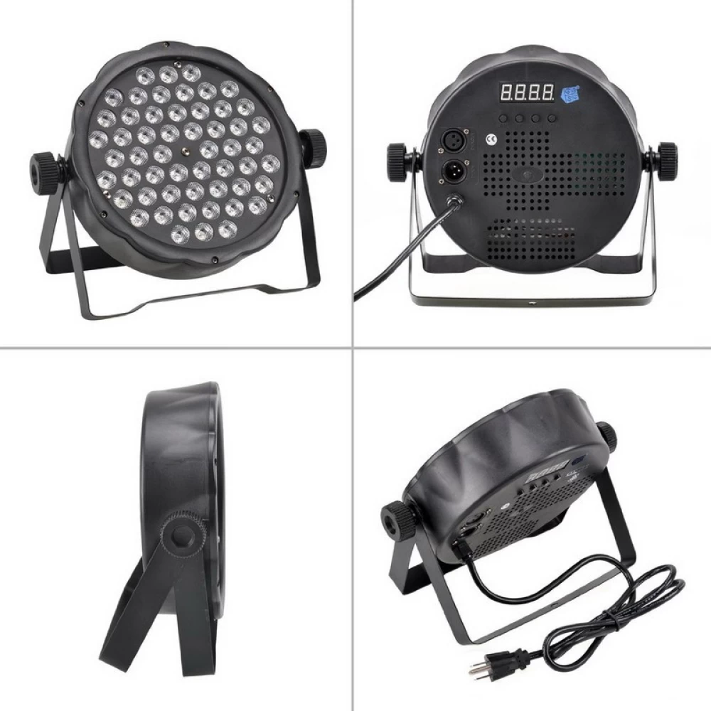 Φωτορυθμικό RGBW DMX 54 Flat led disco VEM58T50 par-54