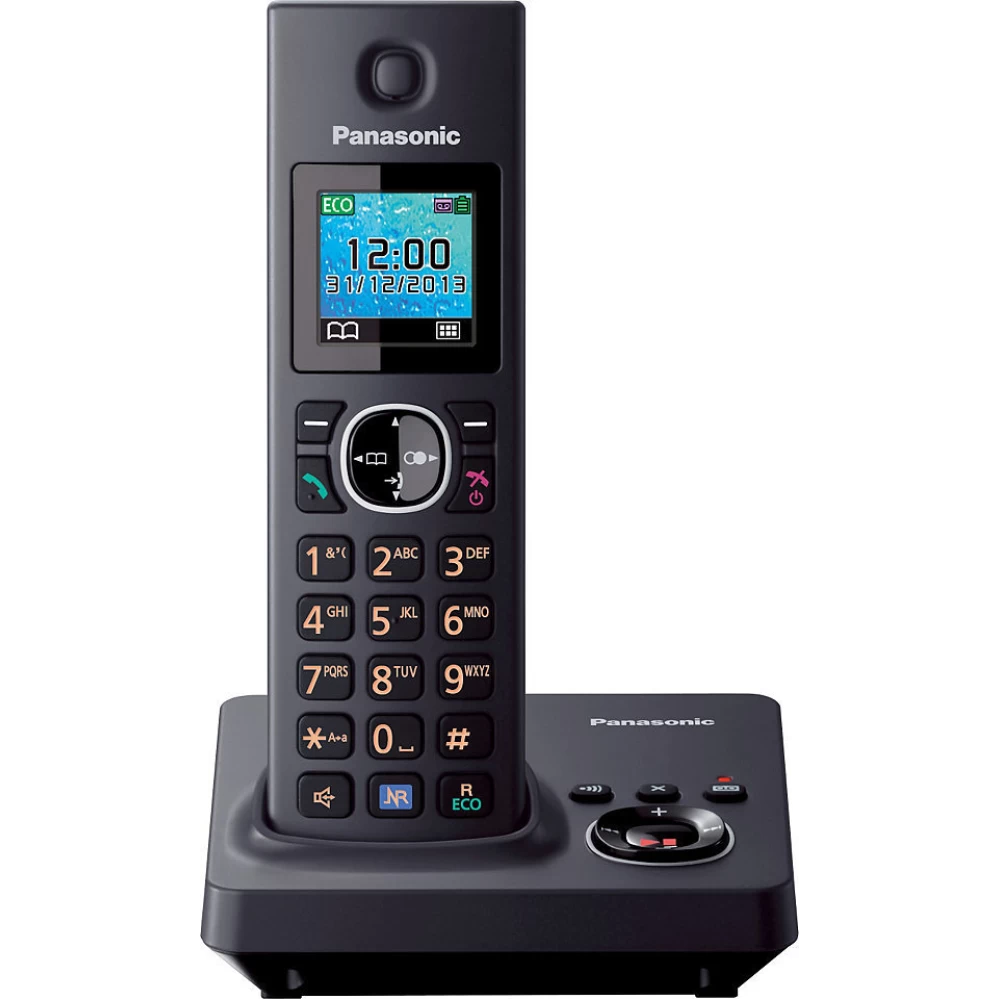 Τηλέφωνο ασύρματο Panasonic έγχρωμη οθόνη & αυτόματο τηλεφωνητή KXTG7861 